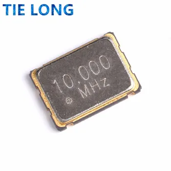 5PCS 5*7mm 7050 4 pinos SMD Oscilador de 10MHz 10M 10.000 mhz Active Oscilador de Cristal