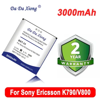 3000mAh BST-33 BST33 Para Sony Ericsson G900 M600 W880 P990 K550C W395c K800 U10I W610 W660 V800 C702 C901 Bateria do Telefone