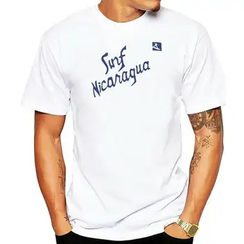 Homens t-shirt de manga Curta Surf Nicarágua T-Shirt das Mulheres t-shirt tee tops