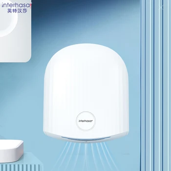 Casa de banho Secador de Mãos Automático de Alta Velocidade do Sensor de Família Mão-Dispositivo de secagem de Ar Quente do Aquecedor Elétrico do Vento para o Hotel Comercial