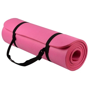 Todos os Fins-Extra Grossa de Alta Densidade Anti-Rasgo Exercício Tapete de Yoga com Alça para Transporte