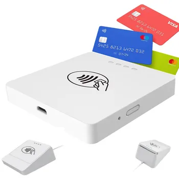 Smart Praça de Crédito Leitor de Cartão sem Contato NFC Pagamento VISA MasterCard EMV American Express IOS, ANDROID, WINDOWS Certificados