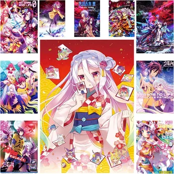 Não Jogo a Vida de Anime Pôsteres e Impressões de Parede do Poster de Papel Branco Pintura de Decoração de Quarto de Estética Home Bar de Decoração de Imagens de Arte