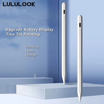 Lululook Para a Apple 2 Lápis Caneta Lápis Para iPad Pro 11 12.9 2021 2020 2019 Sensor de Inclinação Rejeição da Palma da mão Para o iPad Mini 6 Pen