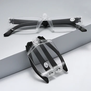 Besouro Rodar Dobrável Portátil Óculos De Leitura Mulher Os Homens De Proteção Para Os Olhos Fashion De Presbiopia Óculos De Dioptria +1.0 +3.5