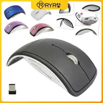 RYRA 2.4 G sem Fio Dobramento 7 Cores do Mouse Mouses sem Fio Mouse Óptico de 1200 DPI USB Dobrável Receptores Para Computador Portátil da área de Trabalho