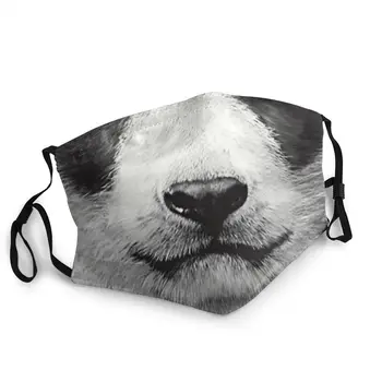 Não Descartáveis Grande Urso Panda Máscara De Animal Bonito Presente De Anti-Pó De Proteção Respirador Boca Abafar