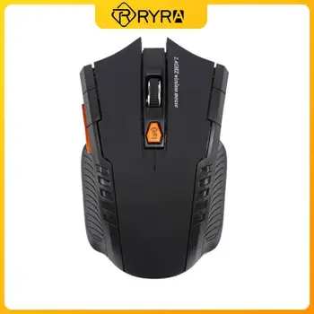 RYRA 1600 DPI Mouse sem Fio De 2,4 G Óptico de 6 Botões do Mouse Gamer USB Receptor Portátil sem Fio do Rato Gaming Mouse Para notebook