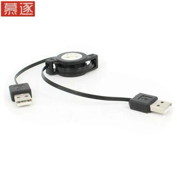 Conexão USB cabo retrátil de USB2.0 macho para fêmea do cabo de extensão cabo de dados USB