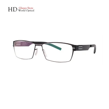 Alemanha Berlim Mola de Negócios Óculos Homem Miopia Prescrição de Óculos Para Senhoras Retro Praça do Gradiente de Leitura Óculos de IC