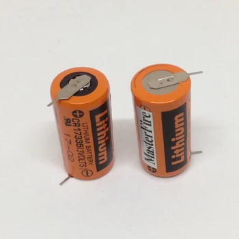 2PCS/MONTE MasterFire Novo Original Sanyo PLC Bateria de Lítio CR17335 3V CR17335(3VOLTS) Baterias Com Guias ( CR17335)