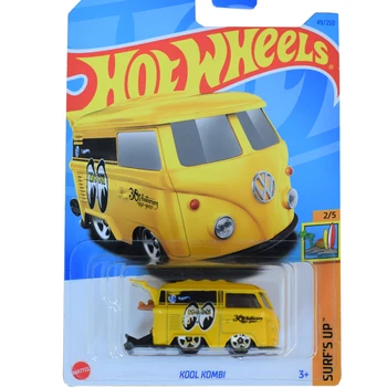HOT WHEELS 1/64 KOOL KOMBI Vw Mini Melão de Inverno Preto cobrador de Ônibus Edition modelo de carro de brinquedo de presente