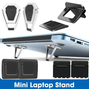 Mini Laptop Portátil Para Ficar Invisível Notebook Suporte Ajustável De Arrefecimento Stand Tablet Tabela Titular Suporte Para Macbook Xiaomi Ar