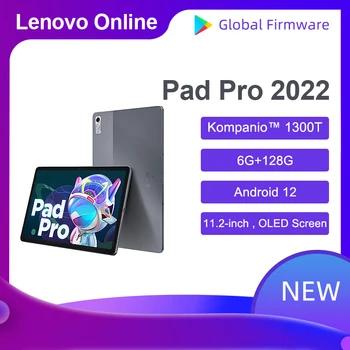 A Lenovo Guia P11 Pro Xiaoxin Pad Pro 2022 Kompanio 1300T Octa Core 6GB de Ram 128 G Rom 11.2 polegadas Tela OLED 8200mAh Tablet Android 12