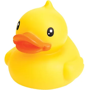1PCS Cubo Squeeze-Som de dar palpites Água Pato Amarelo Mini Banheira de Bebê Vinil Flutuante casa de Banho de Natação de Jogos de Brinquedos de Natal Engraçado