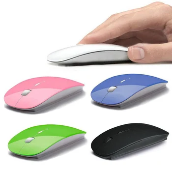 2022 6 Cores Quentes Bonito Optical Mouse sem Fio De 2,4 G Receptor de Ultra-fino do Mouse para Computador PC Portátil da área de Trabalho Adequada para escritório