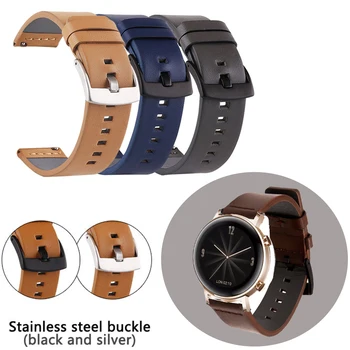O Novo couro Watchbands 20 22 mm Para Huawei Assistir GT 2 42/46 Correia Rapidamente instalar o smart watch acessórios pulseira bracelete