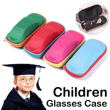 1PC Bonito Filhos de Óculos Caso de Cobertura Leve, Portátil Carro em Forma de Óculos, Protetor de Caixa de Multi-função Óculos Acessórios