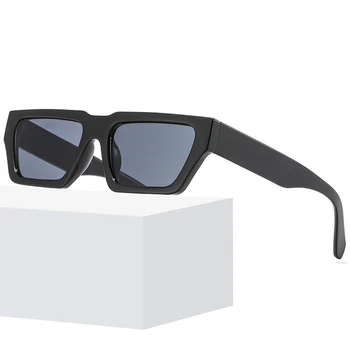 Marca Designer Retângulo Óculos Estilo Olho De Gato Homens Retro Tons Masculina Óculos De Sol Com Pequena Moldura Vintage Condução Oculos De Sol