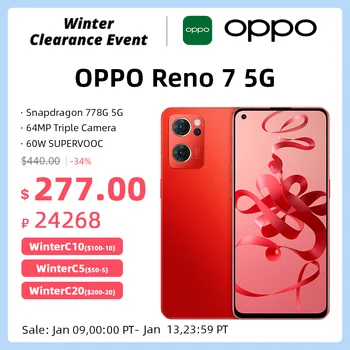 OPPO Reno7 5G Smartphone 128GB/256GB Snapdragon 778G 6.43