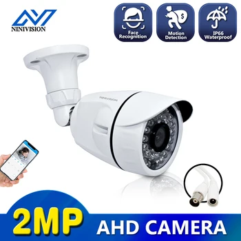 NINIVISION de Alta Resolução AHD Câmara HD 1080P de 2MP Vigilância Exterior Interior infravermelho Sistema de Câmera de Segurança Com Suporte