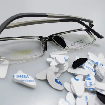 De 5 Pares de Óculos D Forma de Silicone, Óculos, Acessórios Nariz Almofada Para Óculos de sol Non-slip Fina Nosepads
