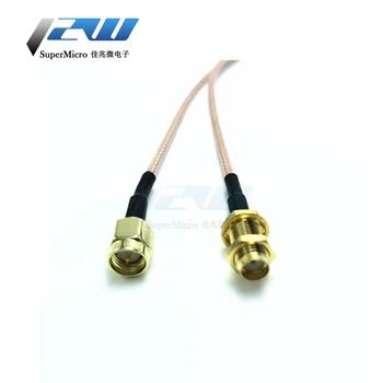 SMA macho-fêmea de SMA Pigtail RG316 baixa perda do cabo de RF plug para tomada de conector para wi-FI FPV Antena GSM, LAN 0-6Ghz