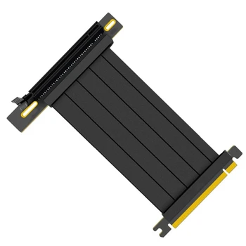 De alta Velocidade PCI Express 4.0 16x Conector de Cabo de Placas Gráficas Riser de Extensão do Adaptador de Porta para GPU com Antijam 90° 180°