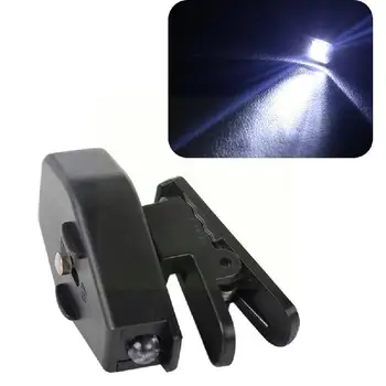 Ajustável Mini do Diodo emissor de Luz de Leitura Novo LED de Óculos Universal Lanterna Portátil de Luz da Lâmpada de Leitura Clipe Livro Flexível Livro de Olho S3O4
