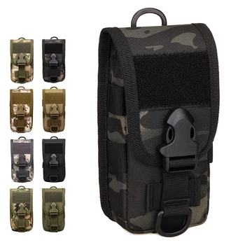 Homens Tático Militar Pacote de Cintura 5.8 Polegadas Molle Telefone Móvel Saco de Emergência Exterior EDC Caça Cinto de Sacos de