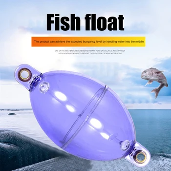 5Pcs Pesca Float Oval de Injeção de Água Flutuante de Plástico ABS Bolas de Pesca de Mar de Ferramenta Flutuante Bóia Carpa Bolha Flutua ao ar livre Enfrentar