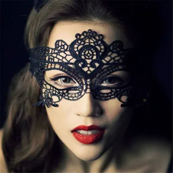 Nova Moda De Mulheres Sensuais Ocos De Renda Máscaras Máscara Facial Lstry Princesa A Festa De Formatura Adereços Traje De Halloween, Máscaras Máscara De Mulheres