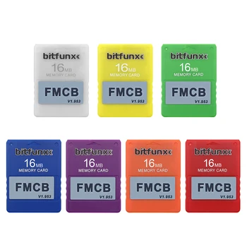FMCB McBoot Free MC Boot v1.953 Jogo de Cartão de Cartão de Memória para Playstation 2 Jogo de Cartão de Memória Consolas Acessórios