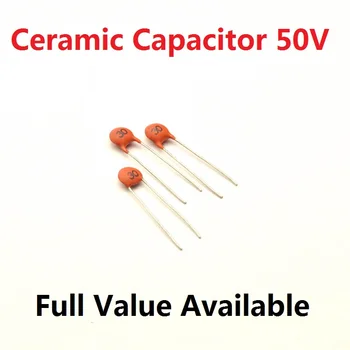 100PCS capacitor Cerâmico 1PF DE 1,5 PF 2PF 2.2 FP 3.9 PF 4PF DE 4,7 PF 5.6 PF 6PF 6.8 PF 8PF 50V capacitância 1/1.5/2.2/3.9/4/4.7/5.6/6.8/P
