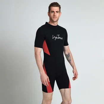 Do neopreno de 3mm shorty natação roupa Para homens maiô 6XL 5XL preto sunga de natação de Uma Peça de surf água-viva roupa de mergulho