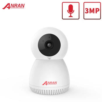 ANRAN 1296P Mini wi-Fi Câmera IP de Vigilância de Segurança de Proteção de PTZ Monitor sem Fio do Bebê de Rastreamento Automático, HD Áudio em Dois sentidos