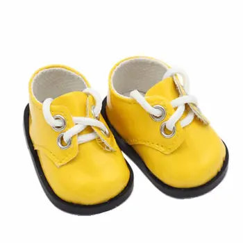 28cm Boneca Sapatos de Tamanho 5*2,8 mm de Couro 1/6 BJD Acessórios de Algodão Boneca para as Crianças Vestir-se Brinquedos