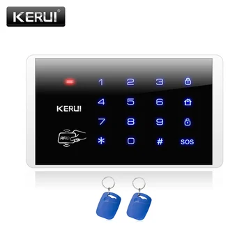 KERUI K16 RFID Teclado de Toque sem Fio PSTN, GSM 433MHz PERGUNTAR o Sistema de Alarme do Assaltante Sistema de Controle de Acesso sem Fio do Teclado de Senha