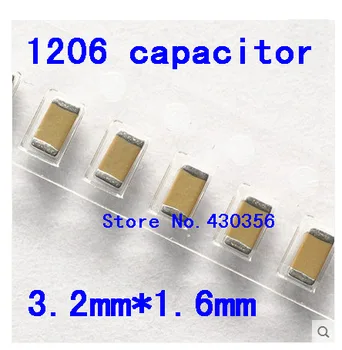 Frete grátis 1206 SMD capacitor 47P 50V 200pcs X7R