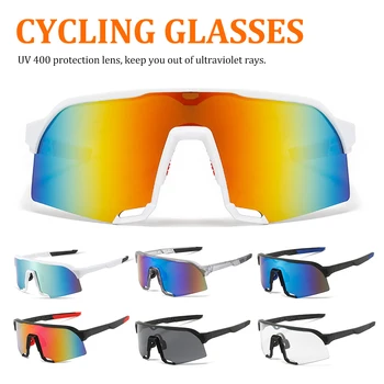 Polarizada Ciclismo Esportes Óculos de Homens, Mulheres Moto Óculos MTB bicicleta UV400 Permeável Óculos de sol de Bicicleta de Estrada de Óculos de Esportes ao ar livre