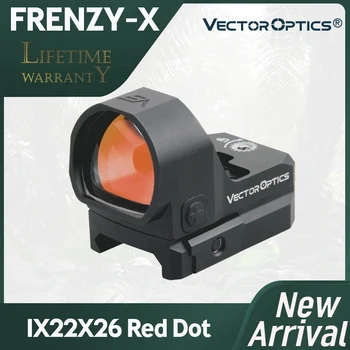 Vetor de Óptica Frenzy 1x22x26 MOS Red Dot Sight 3MOA Tamanho IPX6 à Prova de Água Com Sensor de Movimento Auto Shut-off Para Pistola Glock