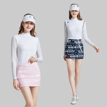 Vestuário de golfe de mulheres, de secagem rápida e de golfe saia curta anti-reflexo shorts saia
