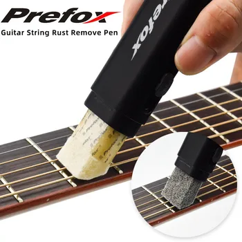 Prefox AC301 Guitarra Cadeia Rust Remover Caneta. Remover a ferrugem partículas/spots, lubrificar as cordas, aumentar o ciclo de serviço.