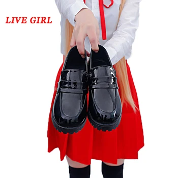 Anime Love viver Cosplay Sapatos Janpnese Uniforme e Sapatos de Cosplay Mulheres Himouto! Umaru-chan Lovelive Sol JK Lolita