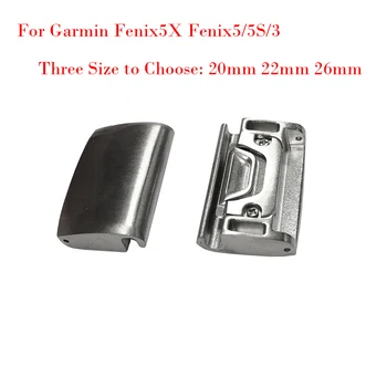 20 22 26 Genérico Faixa de Relógio de Metal Adaptador para Garmin Fenix5X/Fenix5/5S/3 Todos os modelos Para QuickFit Fácil Ajuste Fivela de Conexão