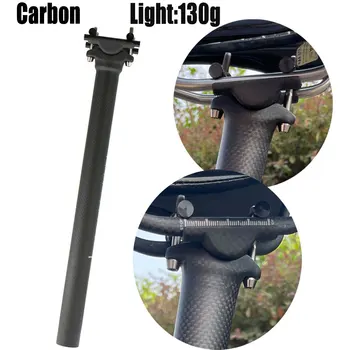 De carbono, selim de Bicicleta de Estrada de Selim 27.2/31.6 mm de BTT de Fibra de Carbono, Selim 3k Matte 300/350/400mm