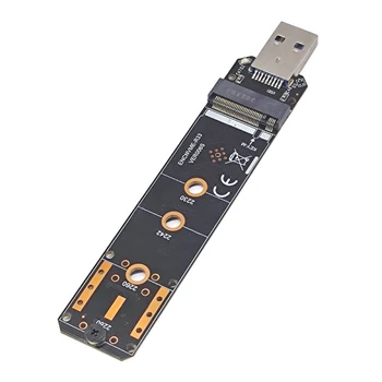 SSD PCIe Cartão M. 2 para Adaptador USB Tecla M NGFF M2 PCIe SATA para USB 3.1 Gen 2 Digite UM SSD, Placa de Adaptador para 2230 2242 2280 2260 Mineiro