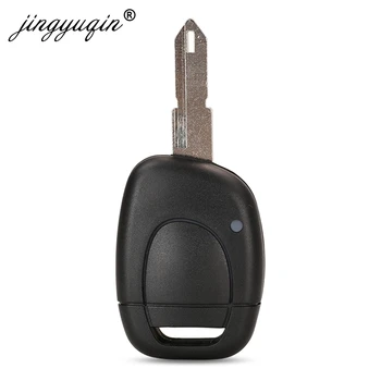 jingyuqin Remoto NE73 Lâmina de Chave Shell Case Capa Para RENAULT Clio Twingo Kangoo Master Simbol 1 Botão de NENHUM Chip Key Fob Caso