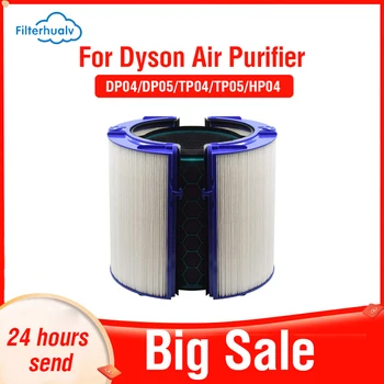 Filtro Hepa Dyson para Dyson Purificador de Ar DP04 DP05 TP04 TP05 HP04 Filtro de carvão Ativado para Dyson Purificador de Ar Filtro de Dyson
