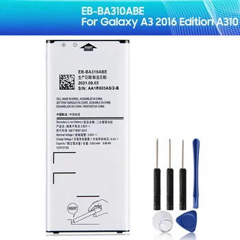A Bateria do telefone EB-BA310ABE BA para Samsung GALAXY A3 2016 A310 A5310A SM-A310F EB-BA510ABE A5 2016 EB-BA710ABE A7 2016
